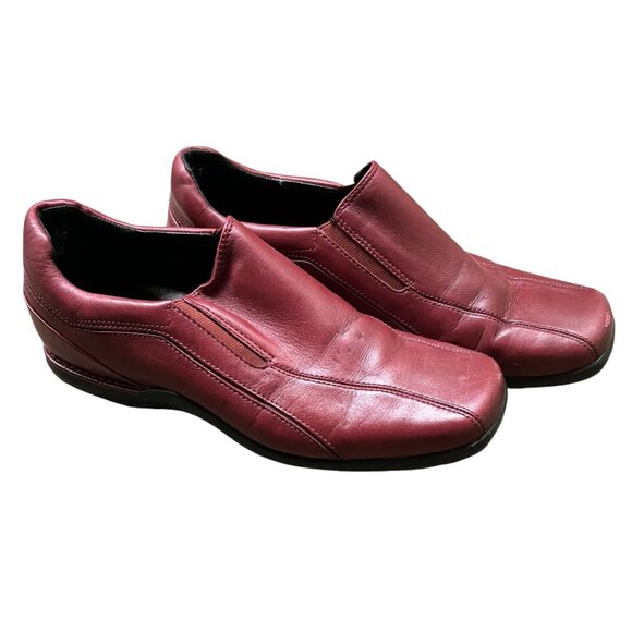 Rockport Rust Leather Slip-On Loafers, Size 8-1/2 W - Picture 11 of 11